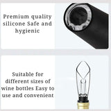 Automatic Electric Wine Bottle Opener Gift Set – Rechargeable with Wine Accessories UK 4A's Global