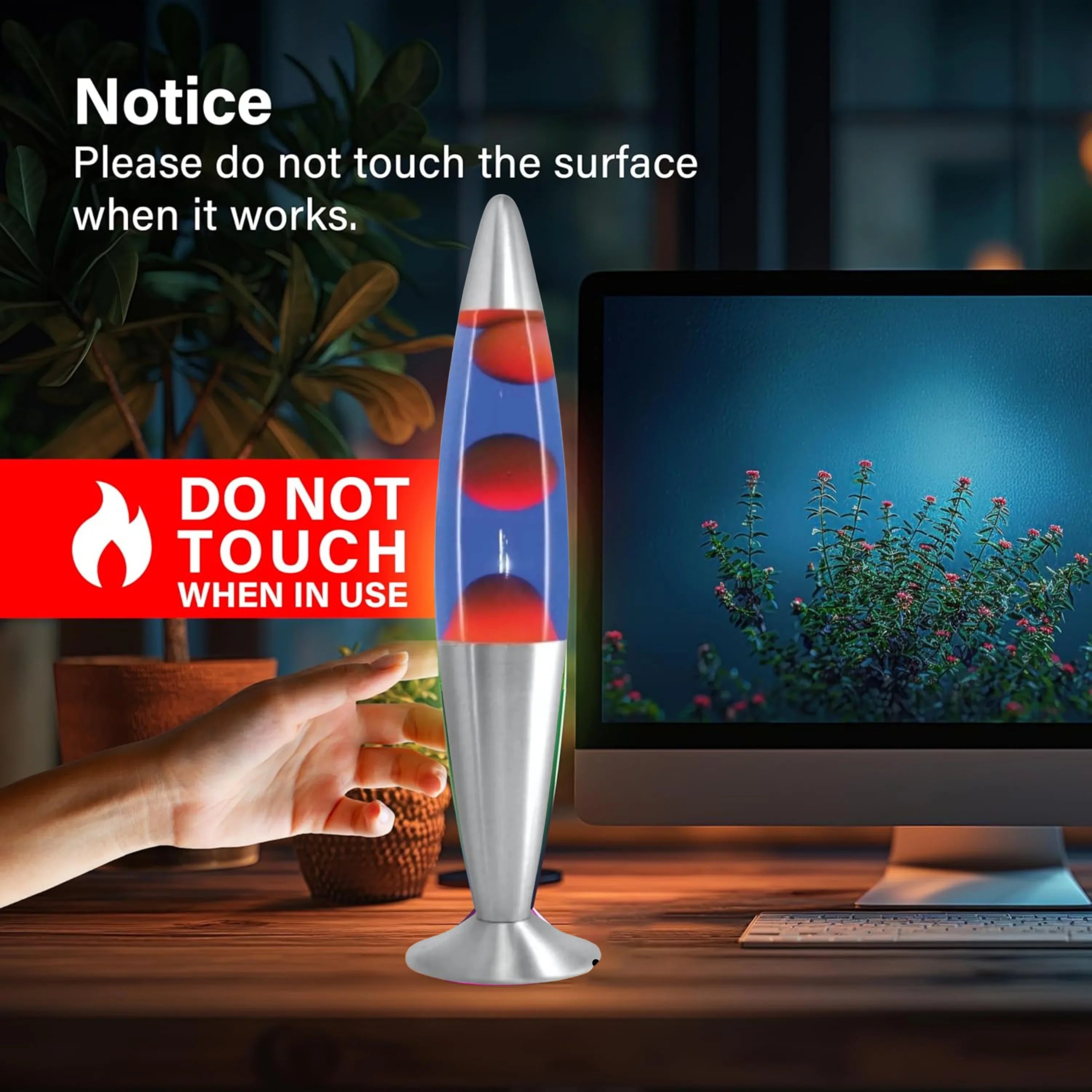 Classic Retro Table Lamp – 16-Inch Decorative Light with Aluminium Base - 4A's Global