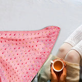 Polka Dot Fleece Throw – Ultra Plush Microfiber Blanket for Sofa, Bed & Pets Super Soft Glow-in-the-Dark - 4A's Global