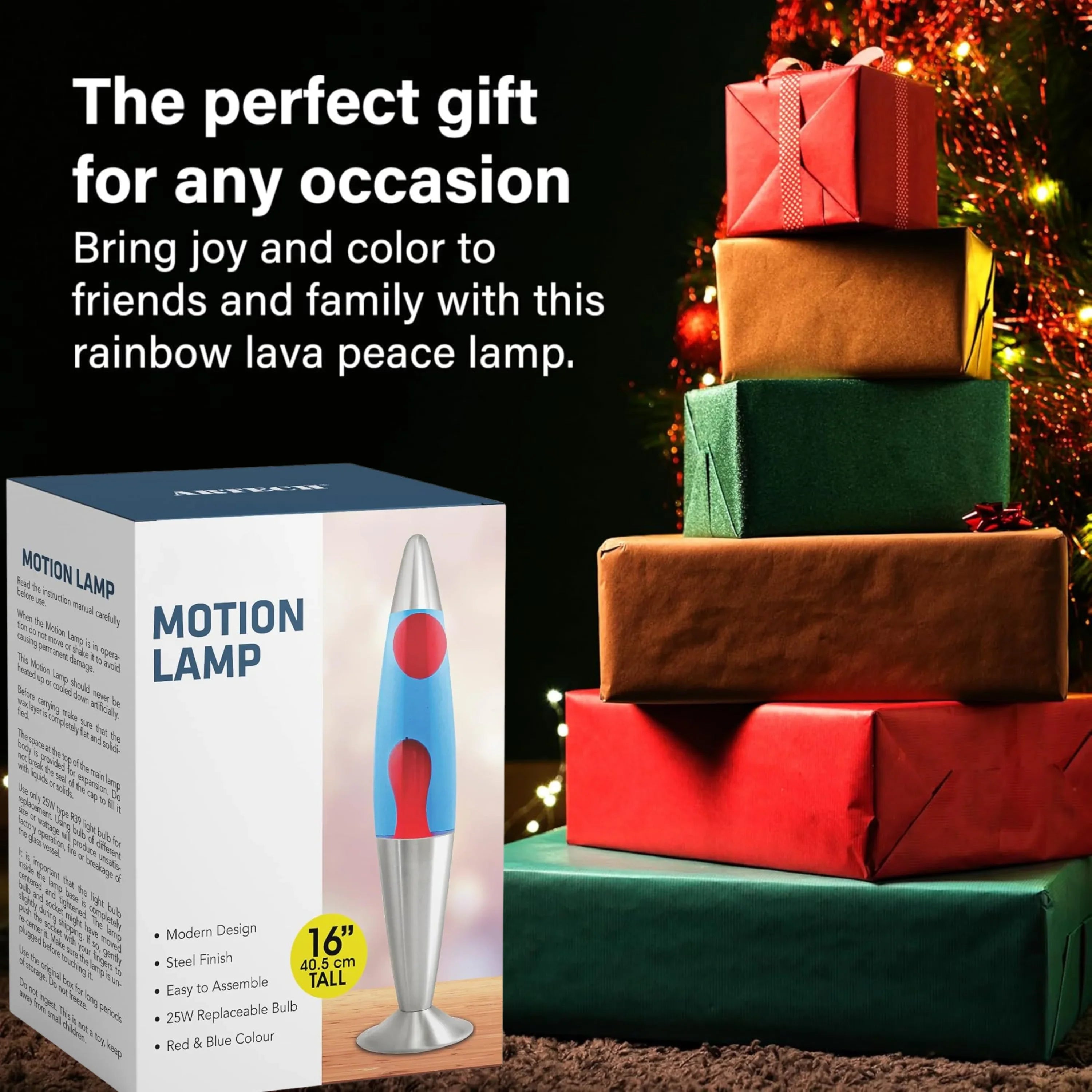 Classic Retro Table Lamp – 16-Inch Decorative Light with Aluminium Base - 4A's Global