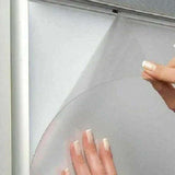 A2 Snap Frames Poster Clip Holders Displays Retail Wall Notice Boards (Silver) , Decor Photo - 4A's Global
