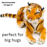 Extra-Large Tiger Plush Toy – Soft 70cm Stuffed Animal - 4A's Global