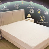 3D Air Layer Bamboo Fabric Mattress Topper Pad – Cooling, Breathable & Hypoallergenic Comfort | Multiple Sizes - 4A's Global