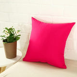 Plain Dyed Percale Cushion Covers – Stylish Sofa & Bedroom Décor | Multiple Sizes & Colors