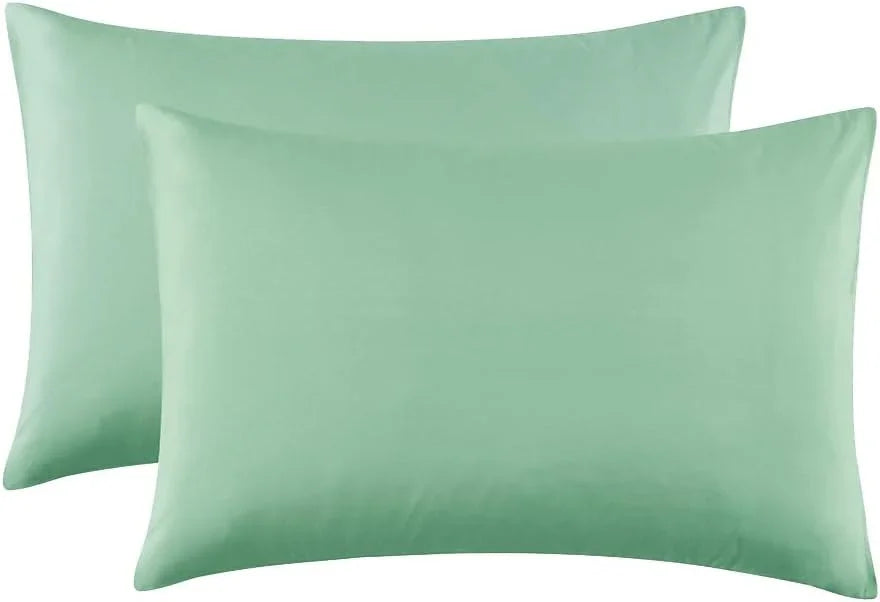 2x Percale Polycotton Pillowcase Pair – Luxury Soft, Durable & Hotel-Quality Bedding for UK Beds (Copy) - 4A's Global