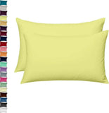 2x Luxury Percale Polycotton Pillowcases – Soft & Durable - 4A's Global