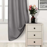 Thermal Blackout Eyelet Curtains – Ready Made Insulated Privacy & Noise Reducing Drapes - 4A's Global