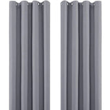 Thermal Blackout Eyelet Curtains β Ready Made Insulated Privacy & Noise Reducing Drapes - 4A's Global