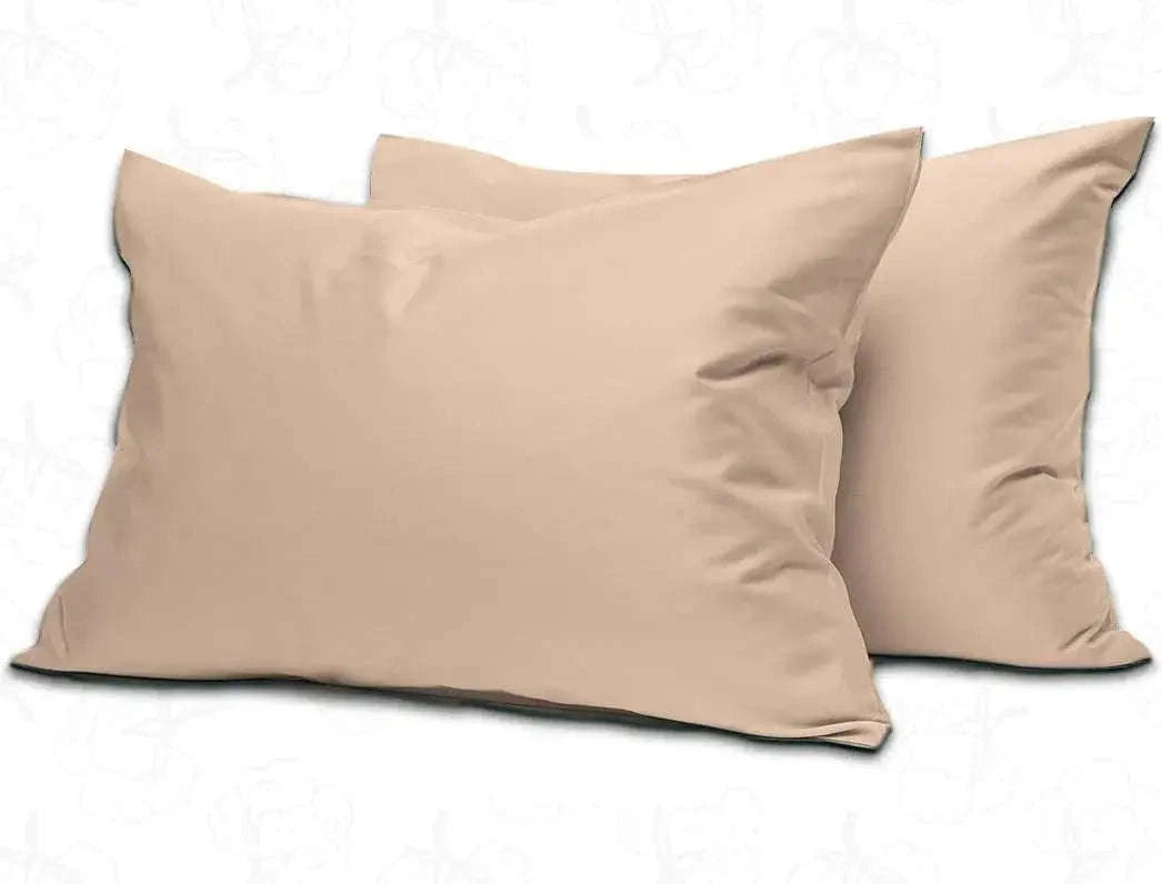 2x Luxury Percale Polycotton Pillowcase Pair – Soft, Durable & Easy-Care Bedding 4A's Global