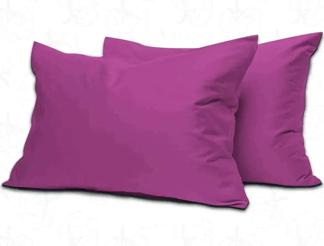 2x Luxury Percale Polycotton Pillowcase Pair – Soft, Durable & Easy-Care Bedding 4A's Global