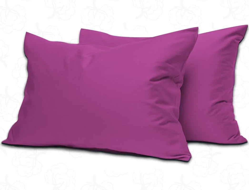 2x Percale Polycotton Pillowcase Pair – Luxury Soft, Durable & Hotel-Quality Bedding for UK Beds (Copy) - 4A's Global