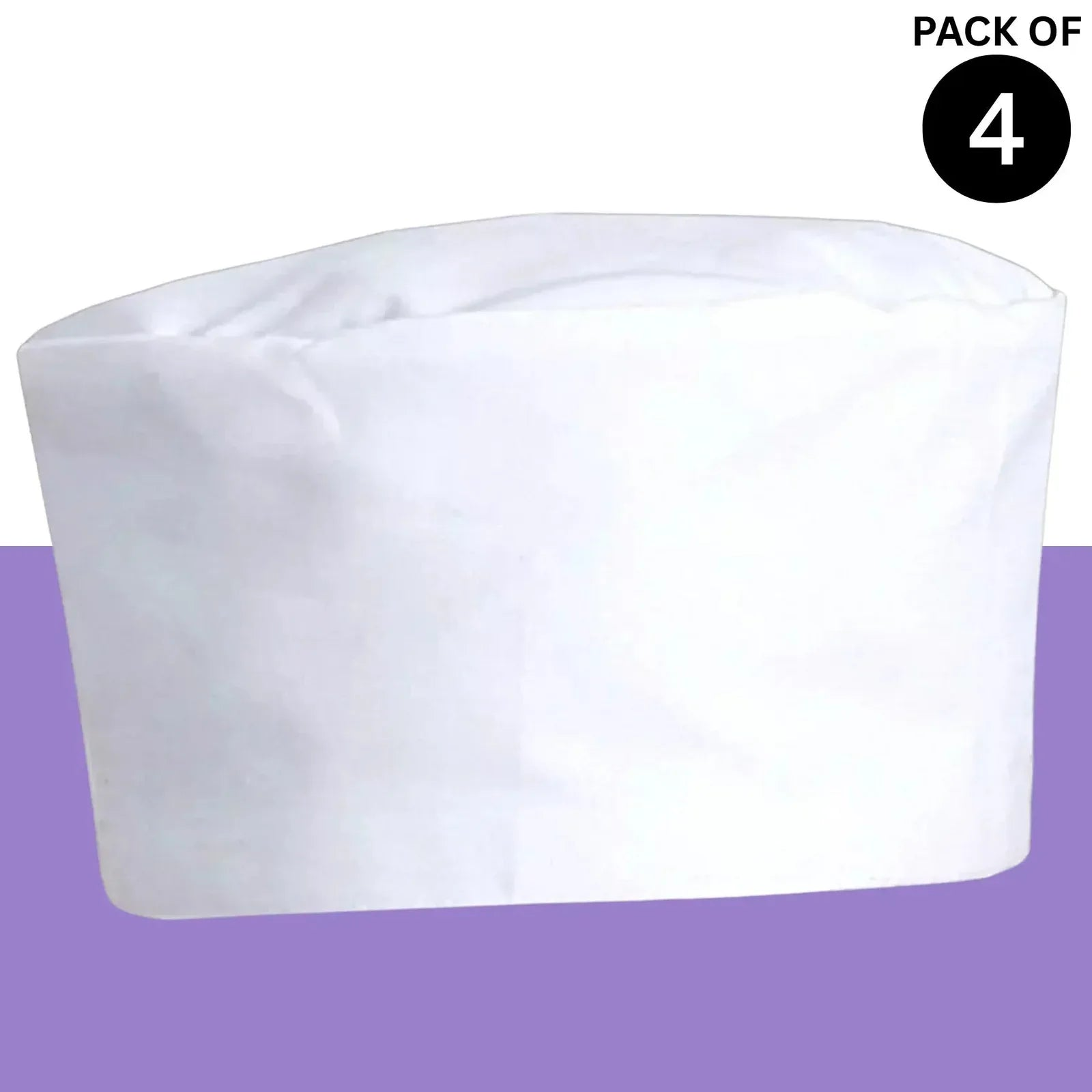 Chef Skull Cap – Breathable, Adjustable & Professional Kitchen Headwear | White - 4A's Global