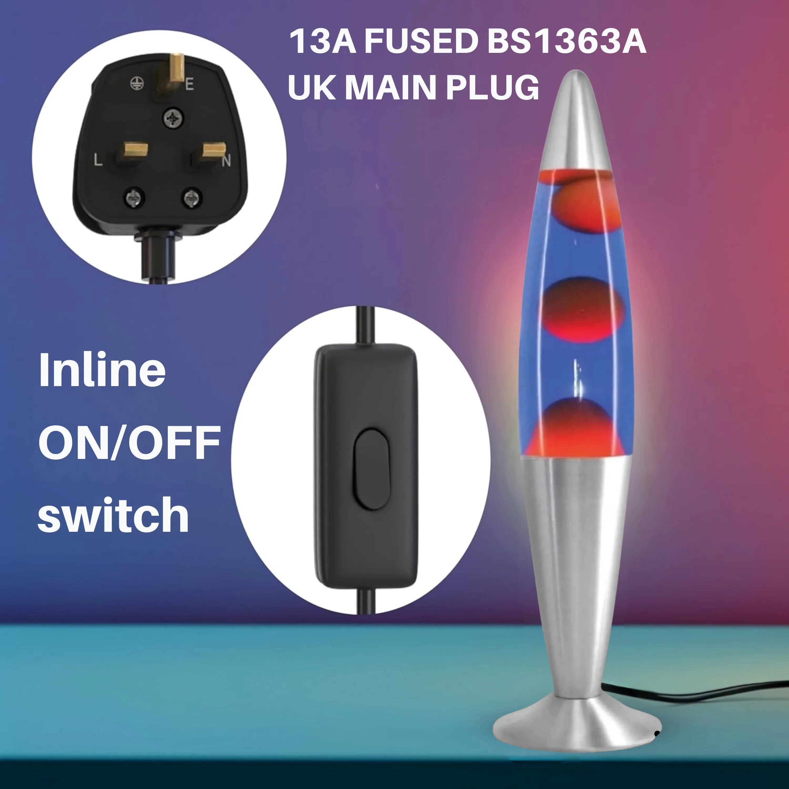 Classic Retro Table Lamp – 16-Inch Decorative Light with Aluminium Base - 4A's Global