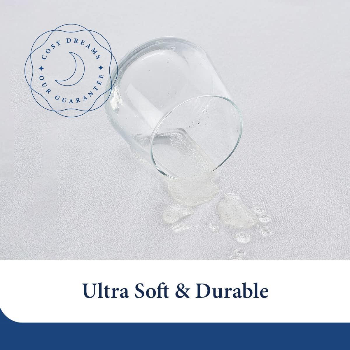 Fully Zippered Waterproof Pillow Protector – Bed Bug Proof, Anti-Allergy & Breathable - 4A's Global