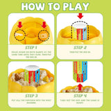 Kids Board Games for Family Night Party Games Who get’s Most Popcorn Board Game Family Fun Popcorn Catch Board Game – 2–4 Players, Ages 8+, Party & Family Night Entertainment - 4A's Global