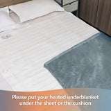Heated Electric Blanket β Soft Microfiber with 3 Heat Settings Overheat Protection - 4A's Global