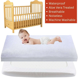 Baby Bliss Waterproof Aloe Vera Terry Mattress Protector - 4A's Global