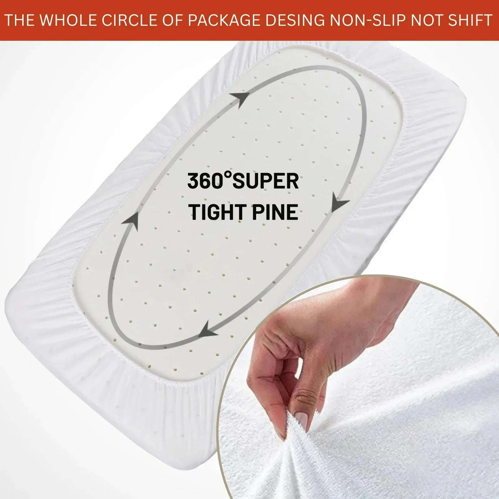 Baby Bliss Waterproof Aloe Vera Terry Mattress Protector - 4A's Global