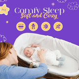 Baby Mattress Protector for Moses Basket, Cradle, Bassinet, Crib & Pram Basket – Soft, Breathable & Gentle Cover Hexagonal Design (75x37+15cm) - 4A's Global