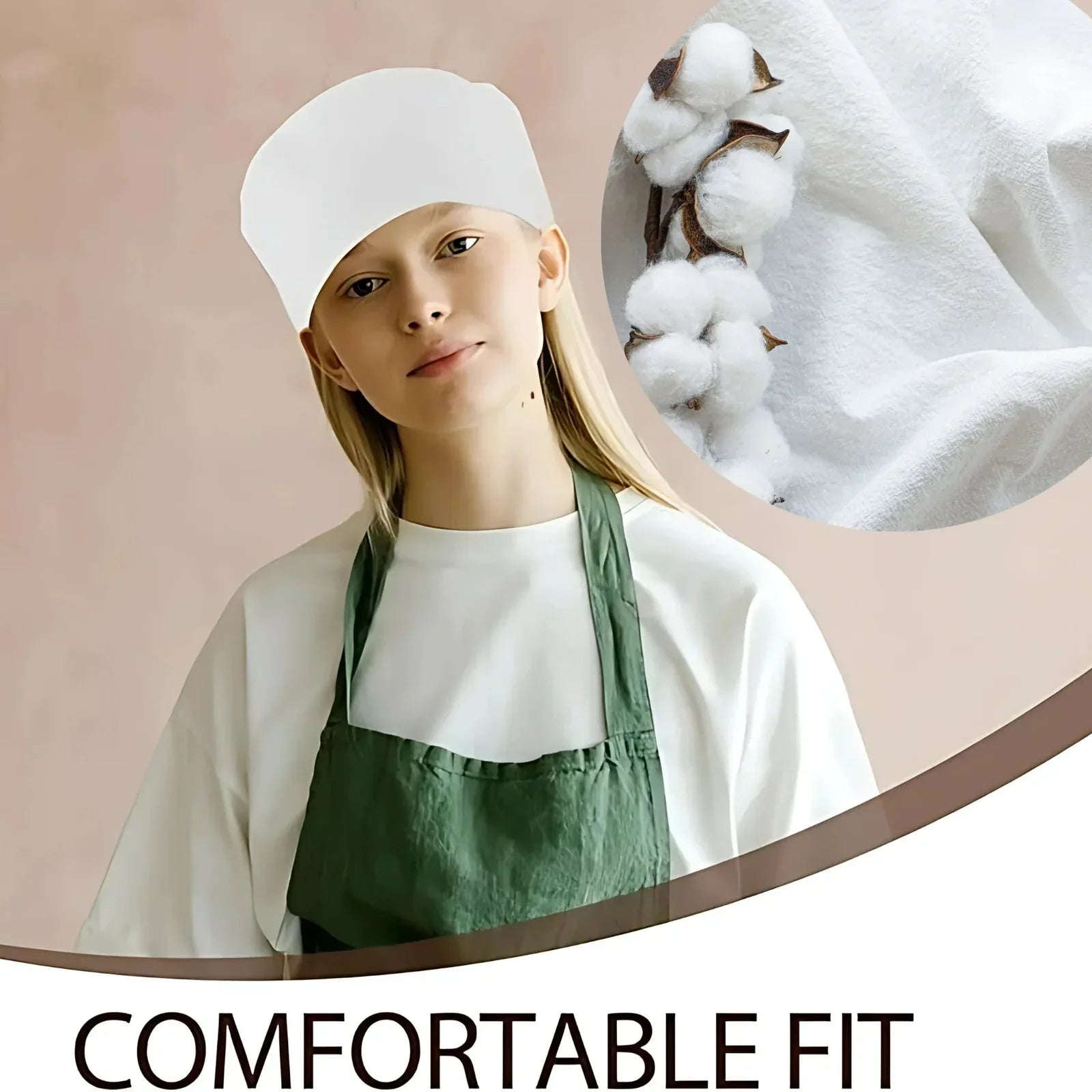 Chef Skull Cap – Breathable, Adjustable & Professional Kitchen Headwear | White - 4A's Global