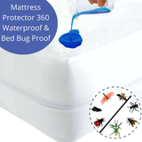 CL Fully Zippered Waterproof Mattress Protector Encasement – Bed Bug Proof, Anti-Allergy & Deep Fit - 4A's Global