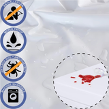 CL Fully Zippered Waterproof Mattress Protector Encasement – Bed Bug Proof, Anti-Allergy & Deep Fit