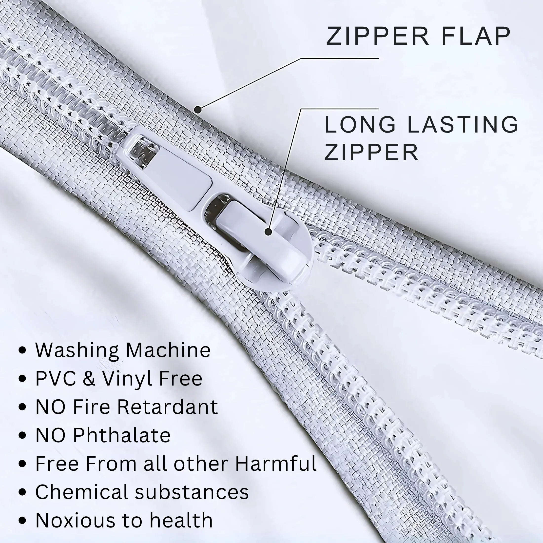 CL Fully Zippered Waterproof Mattress Protector Encasement – Bed Bug Proof, Anti-Allergy & Deep Fit - 4A's Global