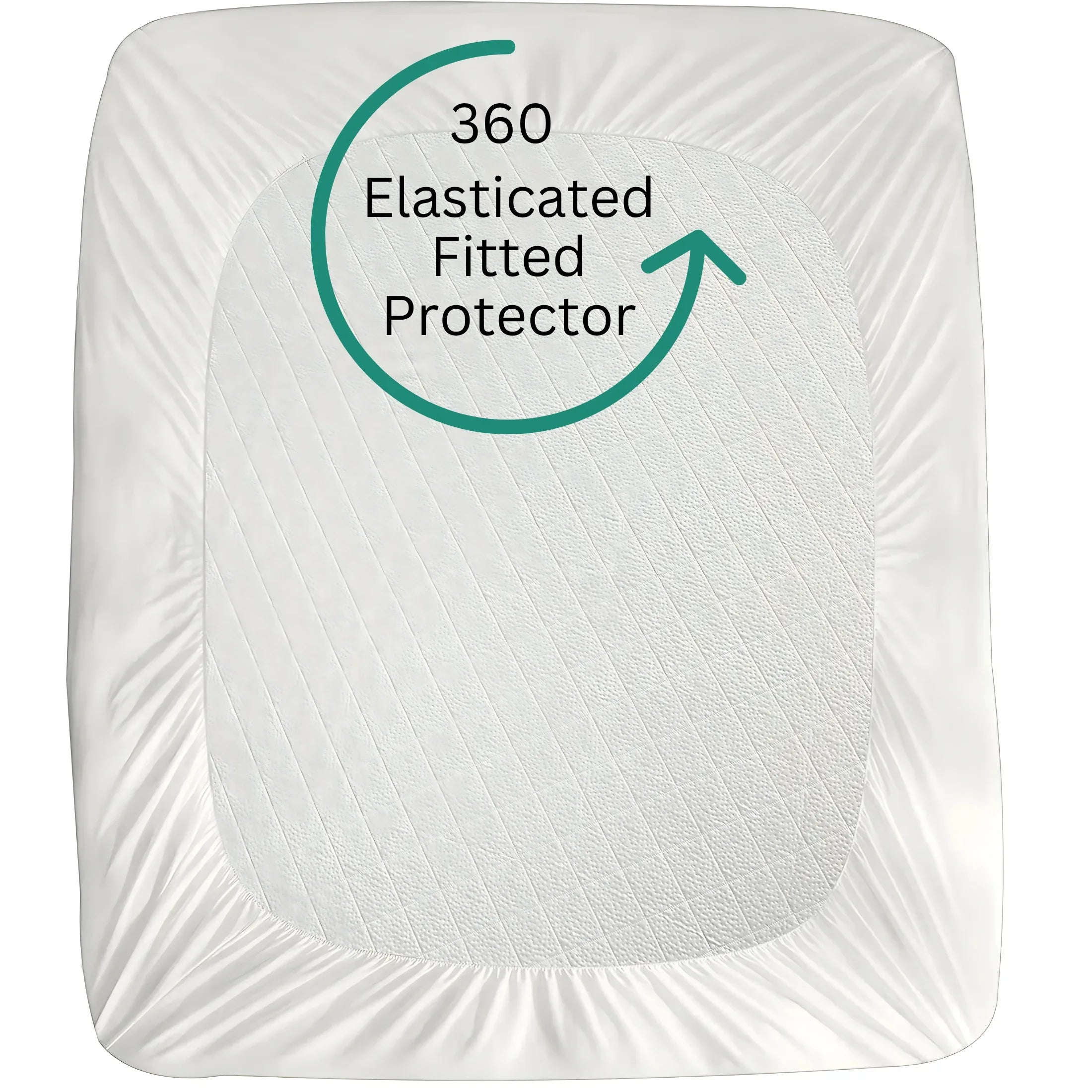 CL Waterproof Bamboo Mattress Protector – Hypoallergenic, Breathable, Fitted Sheet Design, Noise-Free Protection - 4A's Global