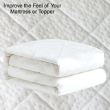 CL Waterproof Bamboo Mattress Protector – Hypoallergenic, Breathable, Fitted Sheet Design, Noise-Free Protection - 4A's Global