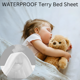 CL Waterproof Terry Winter Bed Sheet  – Soft, Breathable & Allergy-Proof Bedding Protection