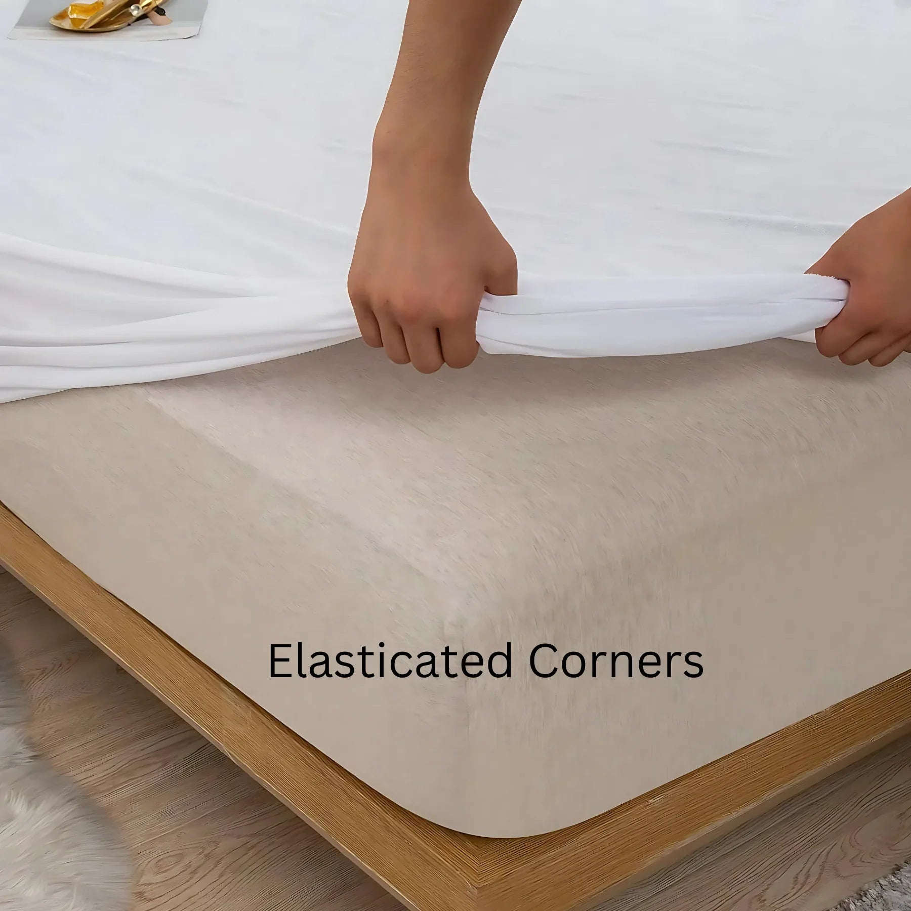 CL Waterproof Terry Winter Bed Sheet – Soft, Breathable & Allergy-Proof Bedding Protection - 4A's Global
