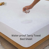 CL Waterproof Terry Winter Bed Sheet – Soft, Breathable & Allergy-Proof Bedding Protection - 4A's Global