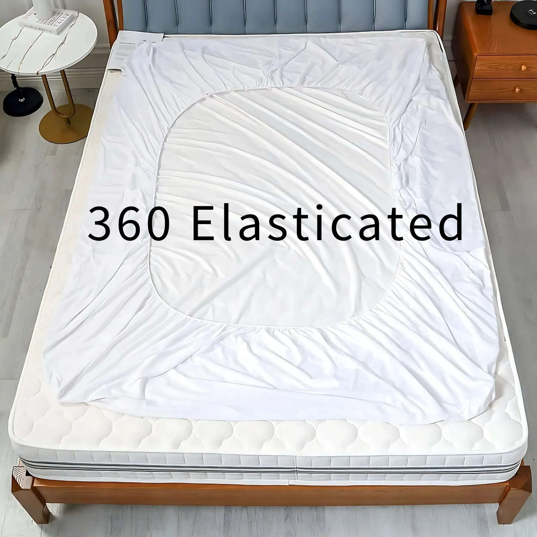 CL Waterproof Terry Winter Bed Sheet – Soft, Breathable & Allergy-Proof Bedding Protection - 4A's Global