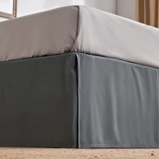 Luxury Pleated Valance Sheets – Hotel Quality Poly-Cotton Platform Base Sheets for Ultimate Comfort & Style - 4A's Global