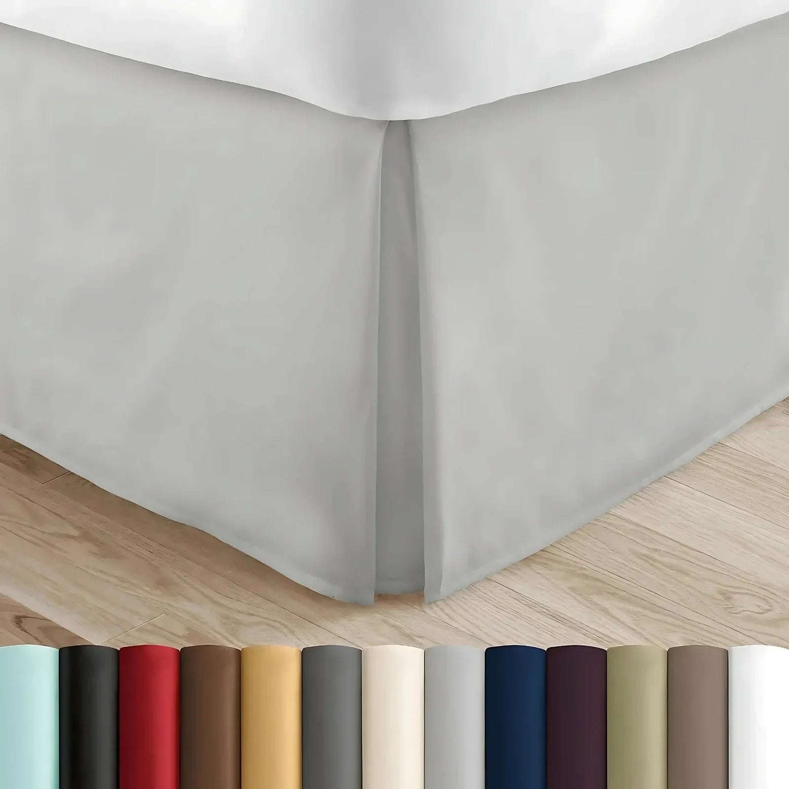 Luxury Pleated Valance Sheets – Hotel-Quality Polycotton Bedding for a Stylish Bedroom Upgrade - 4A's Global