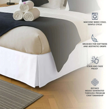 Luxury Pleated Valance Sheets – Hotel-Quality Polycotton Bedding for a Stylish Bedroom Upgrade - 4A's Global