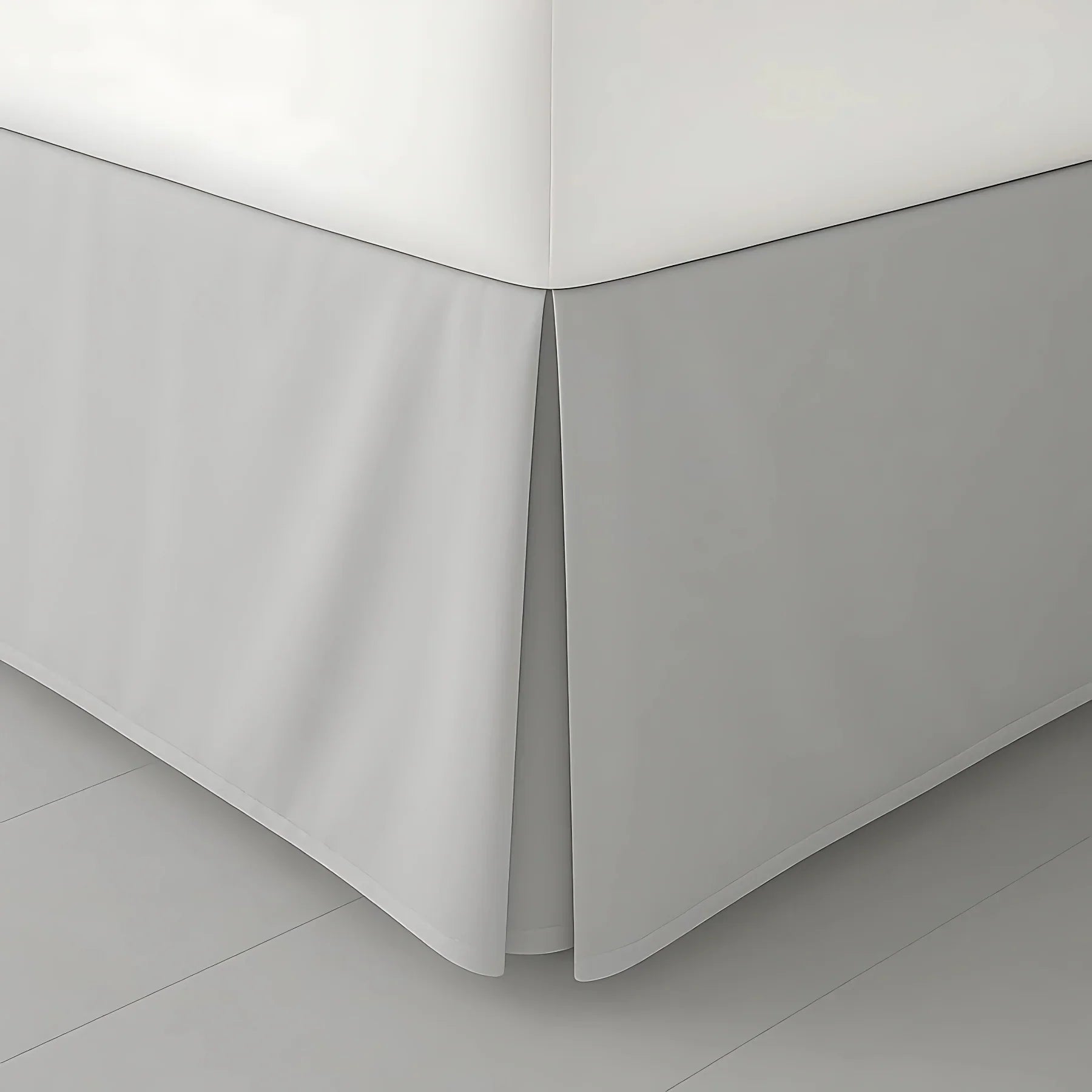 Luxury Pleated Valance Sheets β Hotel Quality Poly-Cotton Platform Base Sheets for Ultimate Comfort & Style - 4A's Global