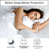 HH Fully Zippered Waterproof Mattress Protector Encasement – Bed Bug Proof, Anti-Allergy & Deep Fit (Copy) - 4A's Global