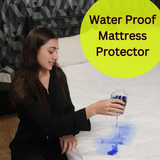 4AS Bunk Bed Waterproof Mattress Protector 30cm Deep - Hotel Quality Sheet Deep Pocket Elasticized Fitted Cover Quilted Soft Touch Breathable Noise-Free Hexagonal Design White - 4A's Global