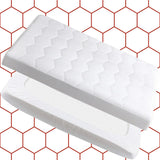 Bunk Bed Mattress Protector Sheet Hexagonal 30cm | Lightweight, Breathable & Stylish | 76x190+30cm Mattress Protector Sheet Cover 360 Elasticated Sheet – Noiseless & Deep Fit - 4A's Global