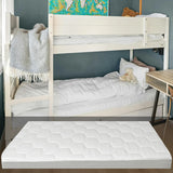 Bunk Bed Mattress Protector Sheet Hexagonal 30cm | Lightweight, Breathable & Stylish | 76x190+30cm Mattress Protector Sheet Cover 360 Elasticated Sheet – Noiseless & Deep Fit - 4A's Global