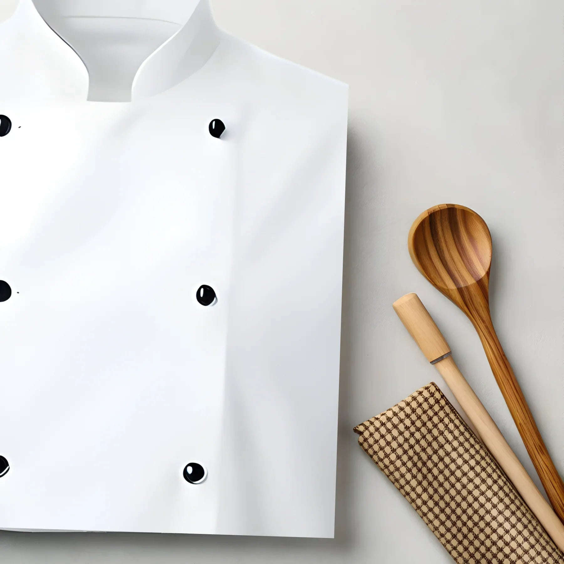 HH Chef Jacket Set Professional | Short Sleeve | Breathable & Durable Kitchen Uniform | Unisex Culinary Workwear for UK Chefs & Students (Copy) - 4A's Global