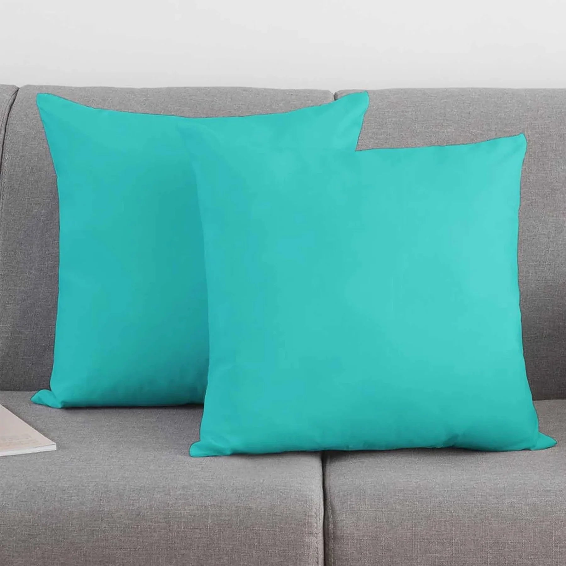 Plain Dyed Percale Cushion Covers – Stylish Sofa & Bedroom Décor | Multiple Sizes & Colors - 4A's Global