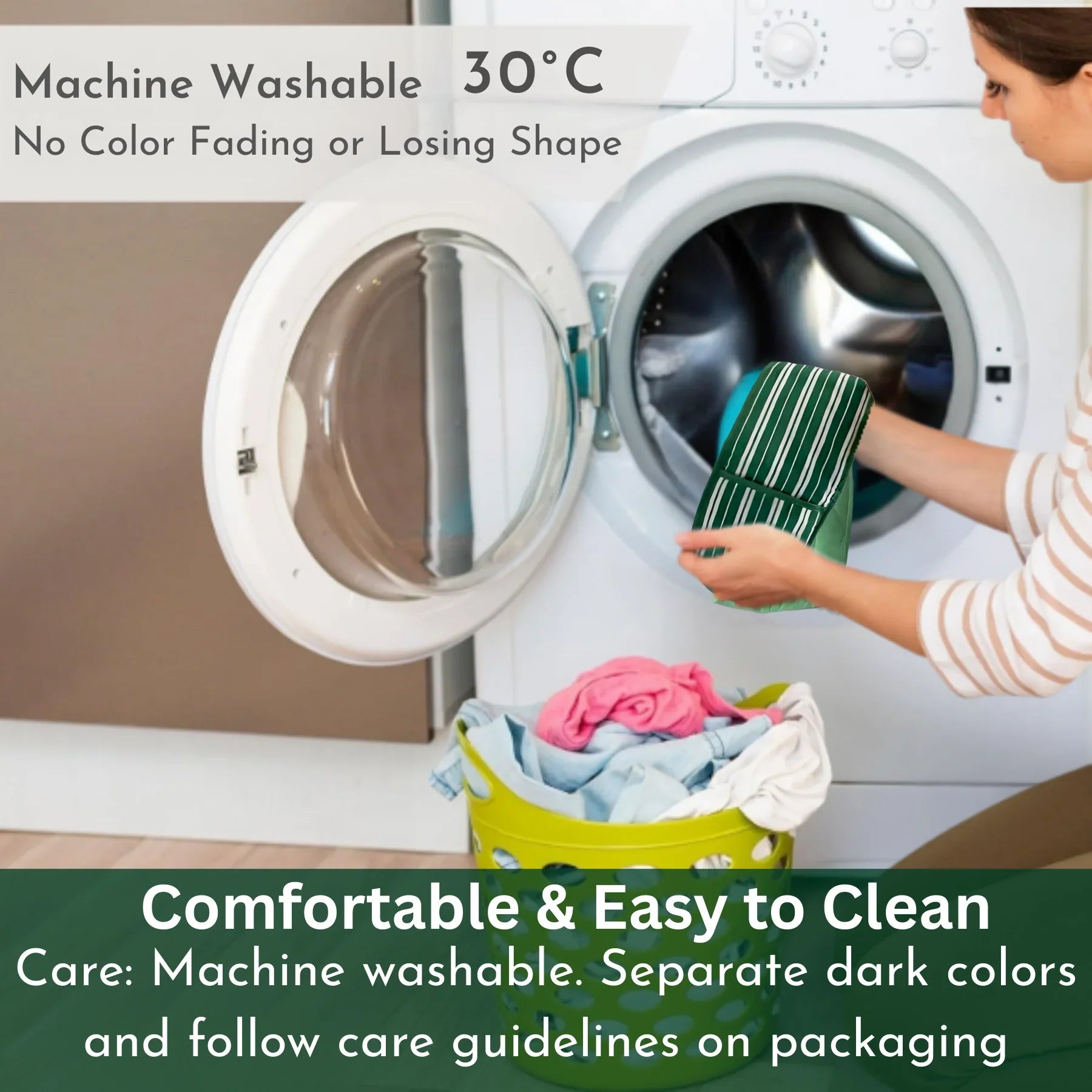 Double Oven Mittens Gloves – Cotton Heat Resistant Kitchen Mitts for Everyday Cooking & Baking - 4A's Global