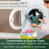 Double Oven Mittens Gloves – Cotton Heat Resistant Kitchen Mitts for Everyday Cooking & Baking - 4A's Global