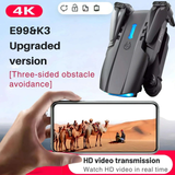 E99 Pro Drone 4K Camera – Foldable Mini RC Quadcopter Grey - 4A's Global