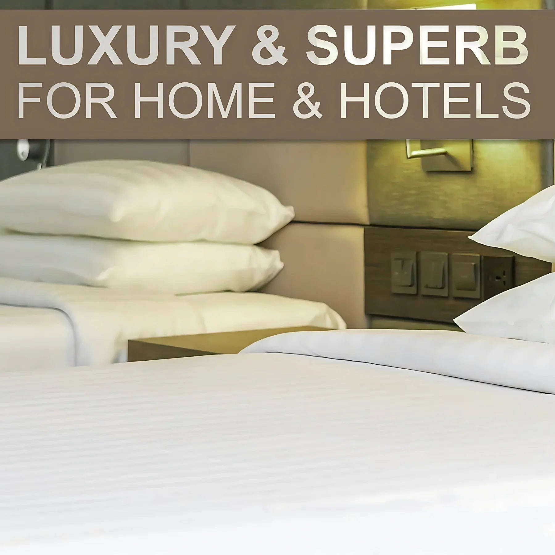 CL Satin Stripes Duvet Cover Set with Pillowcases Luxury Microfiber – 5 Star Hotel Quality Bedding - 4A's Global