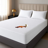 HH Waterproof Terry Towel Bed Sheet Winter – Soft, Breathable & Allergy-Proof Bedding Protection - 4A's Global