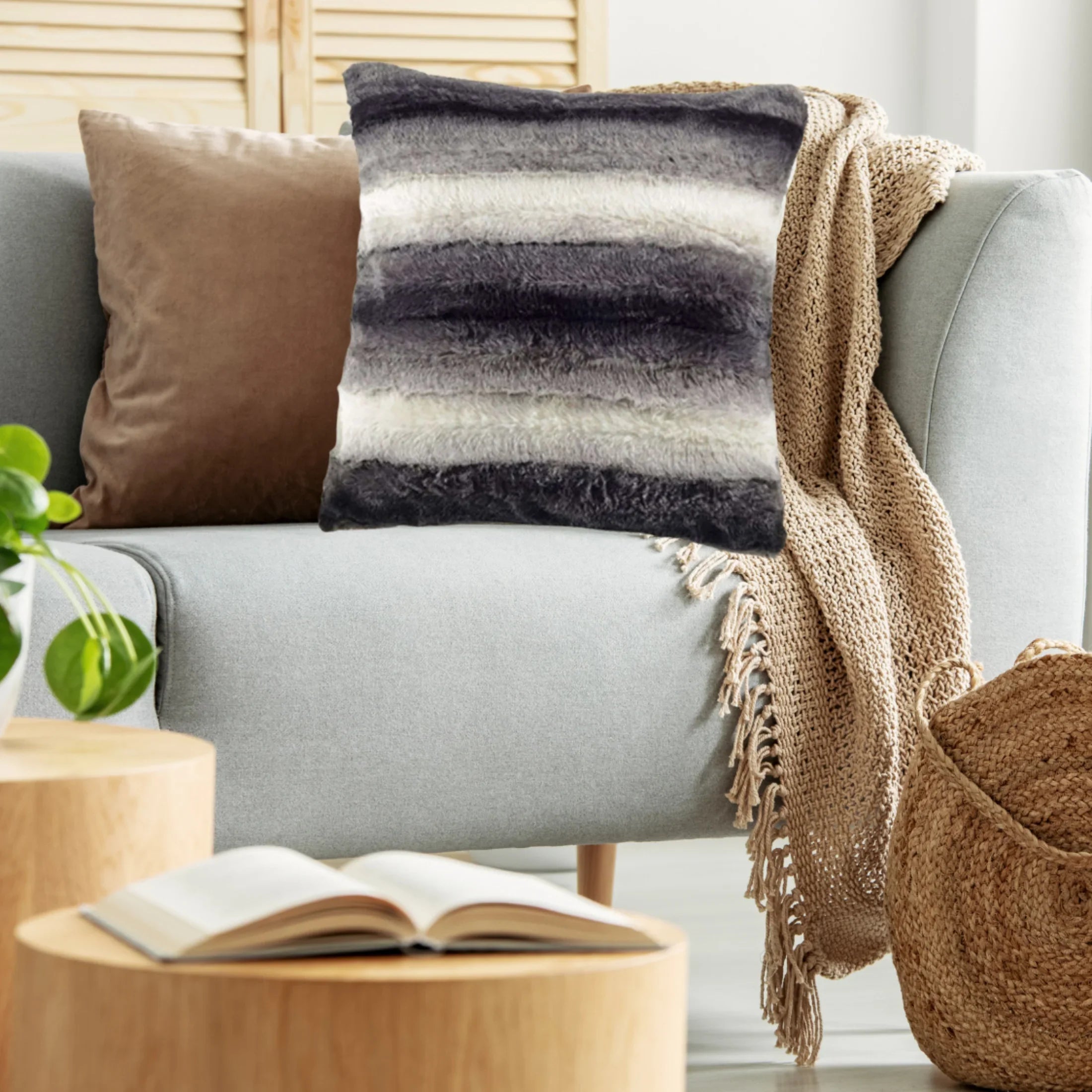 Luxury Faux Fur Rabbit Throw Blanket – Super Soft & Ethical Comfort | Multiple Sizes & Colours - 4A's Global