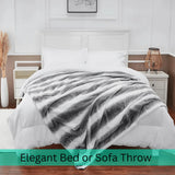 Luxury Faux Fur Rabbit Throw Blanket – Super Soft & Ethical Comfort | Multiple Sizes & Colours - 4A's Global